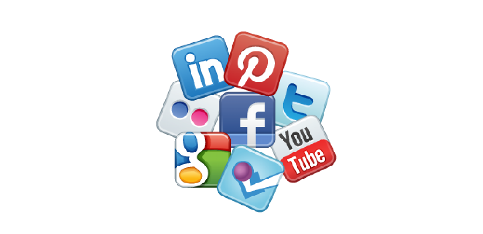 Social platforms images of logos
